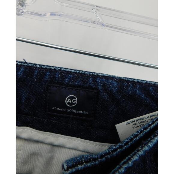 AG‎ Adriano Goldschmied Blue The Juliette Trouser Wide Leg Crop Pants Size 29R - Picture 4 of 7